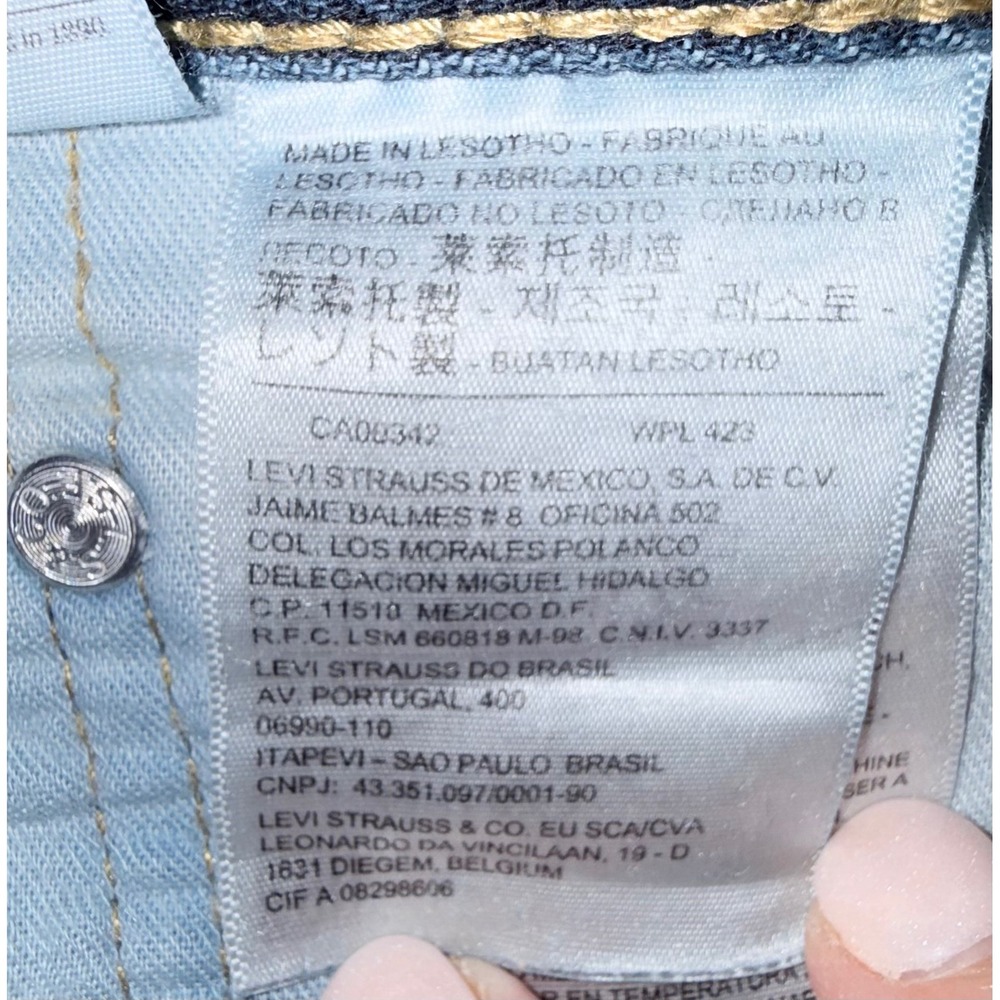 Free Assembly Denim Shirt Mens 3XL Blue Light Wash New Long Sleeve Button Down
